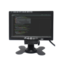 Padarsey 7 pouces moniteur HD 3B CCTV ordinateur PC DVR moniteur de voiture affichage 1024x600 HD TFT LCD écran