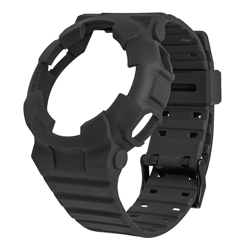 สีดำด้าน + หัวเข็มขัดสีดำ