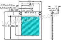 7 Pin FR 1.5 Inci 1.5 ''128X128 SSD1351 Warna Penuh Layar Lcd Kotak Kecil Display Modul Driver Papan Pcb UNTUK Arduino