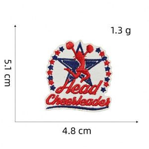 Nouveau design de patch brodé thermocollant Happy Cheering Squad pour la décoration des vêtements et des sacs - Product Image 2