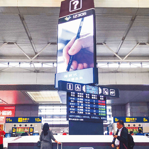 Full <strong>Color</strong> 360 Degree Rotating Advertising <strong>Display</strong> <strong>Led</strong> Mechanical Screen Creative Outdoor Digital <strong>Led</strong> <strong>Display</strong> Elevator Education - Product Image 3