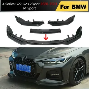 Para BMW Serie 4 G22 G23 2 Puertas 2020-2023 M Sport, Labio de Parachoques Delantero, Spoiler Inferior, Protector de Carrocería, Kit de Carrocería, Pala Delantera - Product Image 1