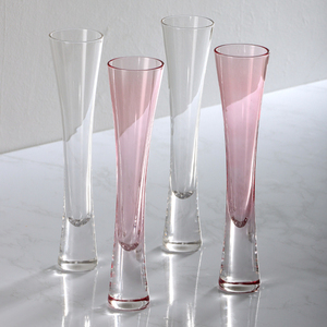 Vente chaude mince <span class=keywords><strong>petite</strong></span> taille sans tige cristal verres pour les fêtes réutilisable pour flûtes à <span class=keywords><strong>Champagne</strong></span> tiges épaisses personnalisé rouge - Product Image 3