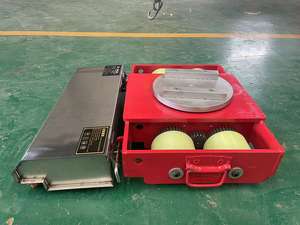 Patín de carga portátil de 20 toneladas con rotación de <span class=keywords><strong>360</strong></span> grados, carro de tanque eléctrico, rodillo de transporte para manejo de máquinas en movimiento - Product Image 3