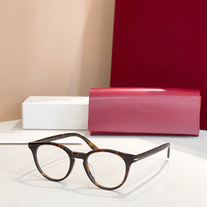 Monturas de Gafas Ópticas Redondas Retro de Acetato Negro, Gafas de Moda con Protección Contra la <span class=keywords><strong>Luz</strong></span> Azul para Mujeres y Hombres, Gafas Graduadas - Product Image 5