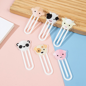 Customized High-Definition Digital Printing Cute Animal <b>Bookmark</b> Acrylic Book Clip Art for Teachers' Day Plastic Crafts - Product Image 1