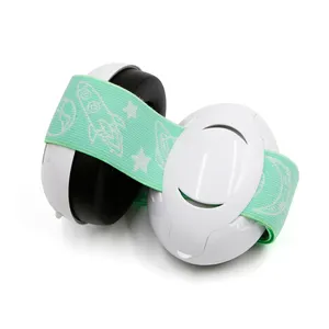 ABS調節可能なキッズノイズキャンセリングベビーイヤーマフ聴覚保護ベビーイヤーマフ用安全イヤーマフ