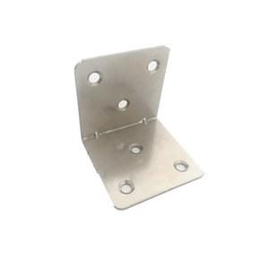 Support d'angle en L pour meubles, nickelé, 50x50mm, 90 degrés, pour fixation de meubles - Product Image 4
