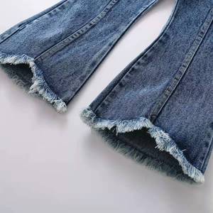Gilet Top abiti Jean pantaloni set di <span class=keywords><strong>abbigliamento</strong></span> per ragazze moda neonata abiti europa ragazze set per bambini - Product Image 6