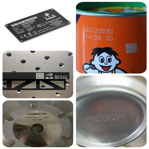เครื่องมาร์กกิ้งไฟเบอร์เลเซอร์แบบออนไลน์ ไม่ใช้สิ้นเปลืองวัสดุ กำลังไฟ 20W 30W 50W 100W สำหรับมาร์กกิ้งท่อ PE สายไฟ พลาสติก และสายเคเบิล PVC - Product Image 5
