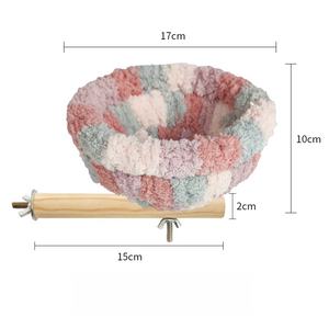 Fluffy Bird Sleeping Snuggle Hut Bed Maison d'<span class=keywords><strong>oiseau</strong></span> d'élevage pour <span class=keywords><strong>nid</strong></span> d'<span class=keywords><strong>oiseau</strong></span> Conure - Product Image 6