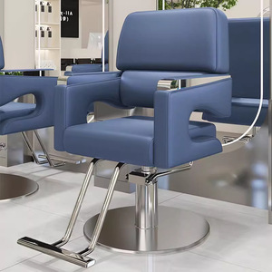 Silla de Barbero Moderna al por Mayor de Fábrica con Elevación Giratoria, Silla Profesional de Acero Inoxidable Estilo Antiguo para Peluquería - Product Image 4