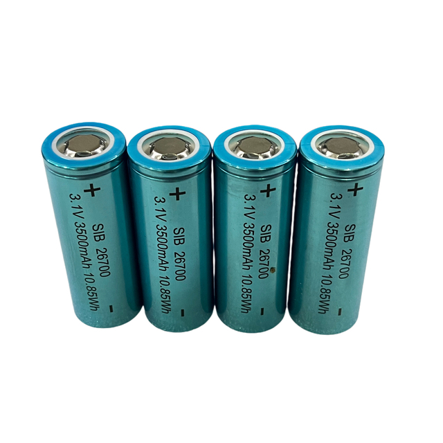 High Power Na Ion 26700 3.1V 3500mAh Rechargeable Sodium Ion Battery Cell 3.0V 3.1V 3500mAh for Motorcycle Starting
