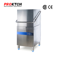 Lave-vaisselle commercial en acier inoxydable, machine à laver la vaisselle approuvée CSA avec cycle de nettoyage rapide pour restaurant, bar, cuisine