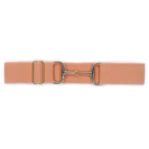 Rewin 2" Wide Invisible Stretch Belts With Flat Buckle No Hole Woman Elastic Stretch Belts for Jeans Pants Woman Equestrian Belt