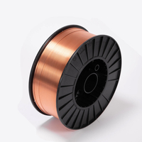 Fil de soudage MIG ER50-6 de haute qualité, recouvert de cuivre, 0,8 1,0 1,2 mm, fil de soudage en acier au carbone solide, bobine de 15 kg