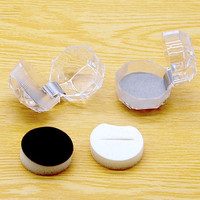 A1 Boîte à bagues multicolore en acrylique Boîte de rangement pour emballage de bijoux Boîte à bijoux en gros Emballage de bague de mode en velours de luxe