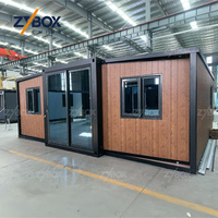 Casa Prefabricada Ecológica de Madera de 20 pies/40 pies, Casa Contenedor Expandible de Lujo con 2 Dormitorios para los Mercados de Australia, Estados Unidos y Canadá, Ideal para Airbnb