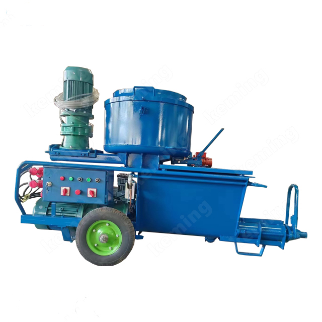 efficiency stucco spraying device screw mortar spraying machine with frequency changer