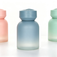 Diffuseur de parfum pour voiture en verre dégradé 4oz/120ml avec bouchon à vis, vide, sans flamme, pour aromathérapie