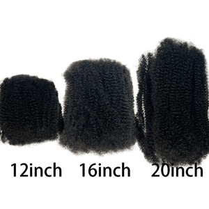 <span class=keywords><strong>Cheveux</strong></span> Remy de Luxe <span class=keywords><strong>Afro</strong></span> Crépus Bouclés en Vrac pour Tresses et Locs 50g - Product Image 4