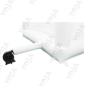 Bên thương mại cho thuê nhà nảy màu trắng với hố bóng đám cưới <span class=keywords><strong>Bouncer</strong></span> bơm hơi lâu đài trượt nước hồ bơi - Product Image 4