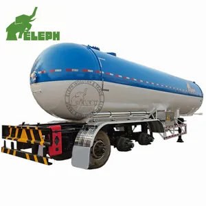 Caja de tanque para transporte de petróleo, tanque de combustible líquido, LPG, diésel, camión, semirremolque, 40 cbm