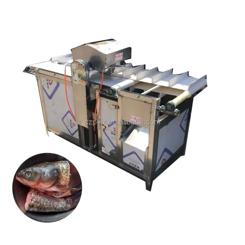 Mesin pengolahan ikan Sardin pemotong ekor kepala ikan murah/peralatan di Tiongkok