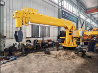 Grue marine pliable robuste, structure robuste et résistante à la corrosion pour des opérations offshore fiables