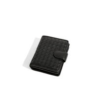 Dompet Lipat Kulit Domba Kompak dengan Kantong Resleting Samping dan Organizer Kartu Multi-Slot Harga Pabrik