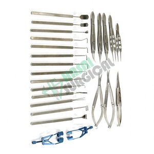 CE ISO Aprobado Top de nuestras producciones Productos más vendidos 24 PCs kit quirúrgico oftálmico de acero inoxidable fino - Product Image 3