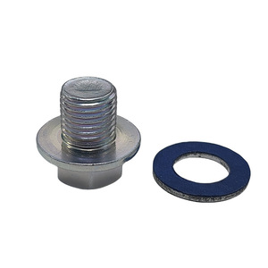 M12x1.25mm Oil Pan Drain <b>Plug</b> With Copper Washer For Automotive Use General Motors <b>Replacement</b> Part 90341-12012 - Product Image 1