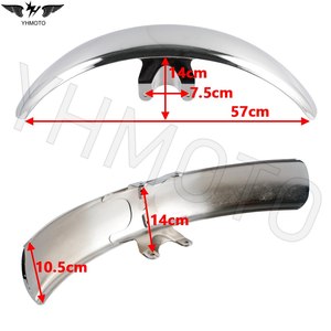 Guardabarros Delantero de Acero Cromado (Kotflügel) para Motocicleta MZ 251 MZ 250 - Product Image 5