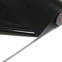 Vinilo Adhesivo Negro Mate de Larga Duración en Rollo, Vinilo Mate para Carteles Publicitarios, Letreros para Ventanas de Tiendas