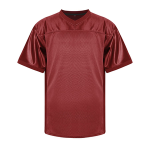 เสื้อฟุตบอลอเมริกันไซส์ XL เสื้อโพลีเอสเตอร์ผ้าตาข่ายสีพื้นสำหรับผู้ใหญ่และเยาวชนเสื้อกีฬาออกแบบได้ตา<span class=keywords><strong>ม</strong></span>ต้องการจำนวน - Product Image 1