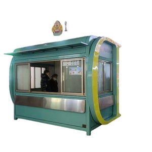 Food Truck Moderno Tipo Cápsula de 4.8 M en Acero Inoxidable, Kiosco Móvil para Exteriores para Tiendas de Comida y Bebidas con Sistema de Energía Integrado - Product Image 1
