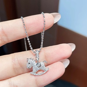 Collar con Colgante de Animal en Plata de Ley S925, Cadena para Clavícula con Microincrustaciones, Regalo - Product Image 2