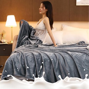 Fabricación de Manta personalizada para invierno King Size Coral Fleece Manta Christmas Throw Coral Polar Bed Manta - Product Image 3