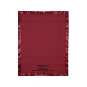 Couverture de lit matelassée Covington en polyester, légère, unie, minimaliste, toutes saisons, rectangulaire avec bordure en satin - Product Image 1