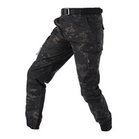 Pantalon tactique de garde de sécurité personnalisé pour hommes pantalon de Combat cargo multi-poches Rip Stop travail en plein air chasse randonnée porter