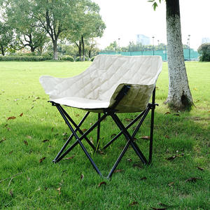 Fauteuil pliant portable d'extérieur 2024 en tuyau de fer avec tissu Oxford en coton, chaise pliante domestique, siège de camping extérieur, tabouret - Product Image 4