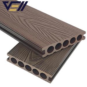 VELL Prix d'usine Revêtement de <span class=keywords><strong>terrasse</strong></span> WPC moderne et protecteur avec grain de bois imperméable pour piscines et terrasses extérieures - Product Image 1