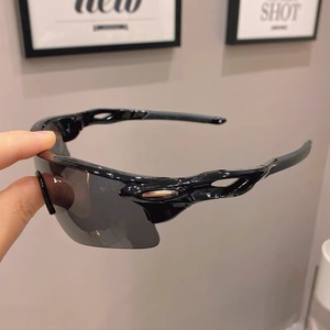 Lunettes de cyclisme à monture complète, verres sphériques en polycarbonate, UV400, anti-buée, lunettes de sport pour femmes, pour l'extérieur - Product Image 4