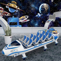 Simulateur de vaisseaux spatiaux personnalisable 9D VR pour parc d'aventure intérieur, pour enfants, capacité supérieure à 500 kg, jusqu'à 4 passagers