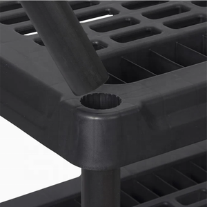 DIY Boltless Warehouse Store Home Garage <strong>Plastic</strong> <strong>Shelving</strong> 5 Layer Tier Sheet Storage Shelves Rack <strong>Plastic</strong> 5 Shelf Unit - Product Image 3