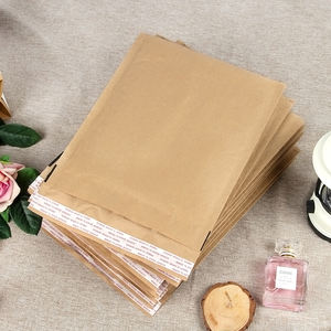 Bolsa de correo de papel Kraft marrón grueso ecológico personalizado/bolsas de Envío exprés recicladas sobre con pegatinas de zapatos de superficie de piel - Product Image 4