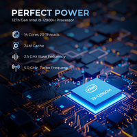 Mini PC Gamer 12th/13th Gen i9 13900H, 2 * DDR5 2 * PCIE4.0 2*2,5G LAN Gaming, ordenador de escritorio, WiFi6
