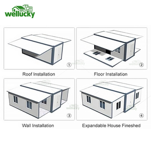 Unidad de Vivienda Modular Prefabricada de 20 pies/40 pies, Tipo Granny Flat, para Campamentos y Viviendas Familiares Pequeñas, Casa Contenedor Expandible - Product Image 5