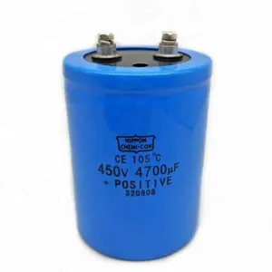 CHAOYUE High Quality Screw Terminal Aluminium Electrolytic Capacitor 450V 4700UF Blue 1