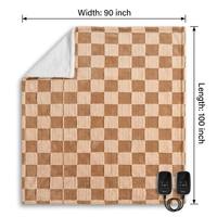 Couverture électrique Sherpa à double commande 110V, taille King, 6 réglages, contrôle indépendant des deux côtés, arrêt automatique pour lit domestique OEM/ODM
